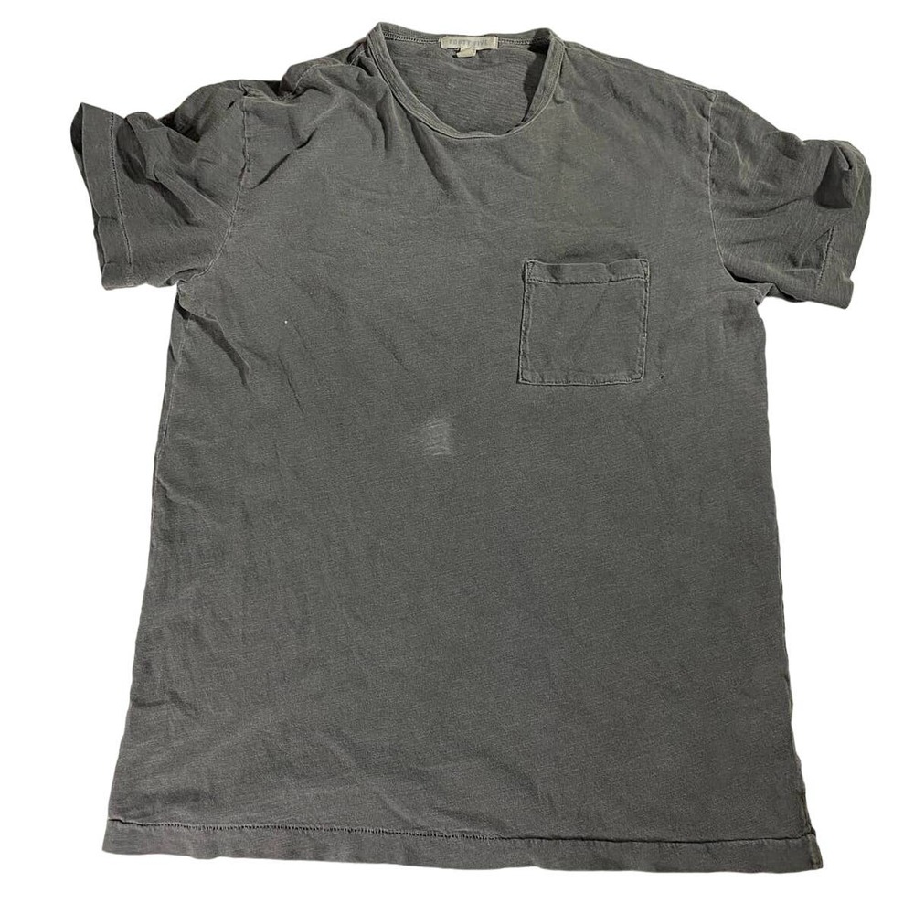 Huckberry Forty Five Shirt Gray Pocket Men's Small